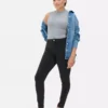 Jeans justos de cintura média Essential | regular