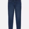 Jeans justos de cintura média Essential | regular