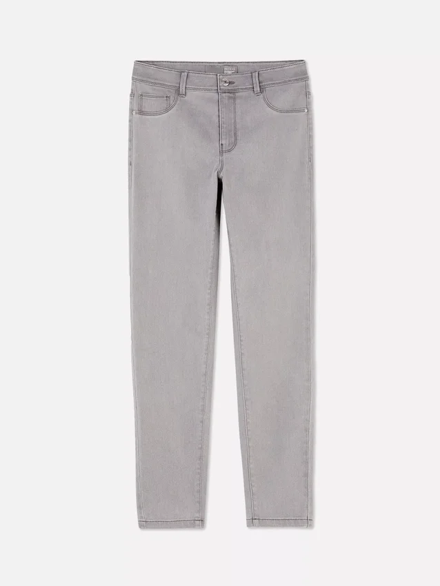 Jeans justos de cintura média Essential | regular