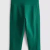 Leggings capri desportivas de cintura alta