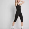 Leggings capri desportivas de cintura alta, com apoio suave
