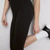 Leggings capri desportivas de cintura alta, com apoio suave
