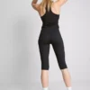 Leggings capri desportivas de cintura alta, com apoio suave