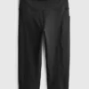Leggings capri desportivas de cintura alta, com apoio suave