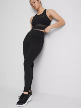 Leggings desportivas com toque suave como manteiga