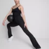 Leggings desportivas de cintura alta, apoio suave e corte alargado