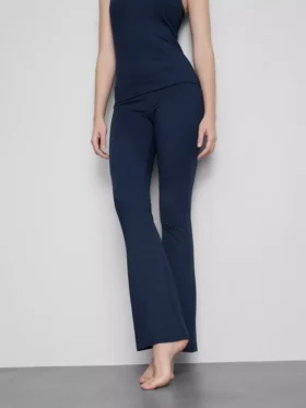 Leggings desportivas de cintura alta, apoio suave e corte alargado