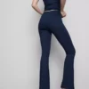 Leggings desportivas de cintura alta, apoio suave e corte alargado