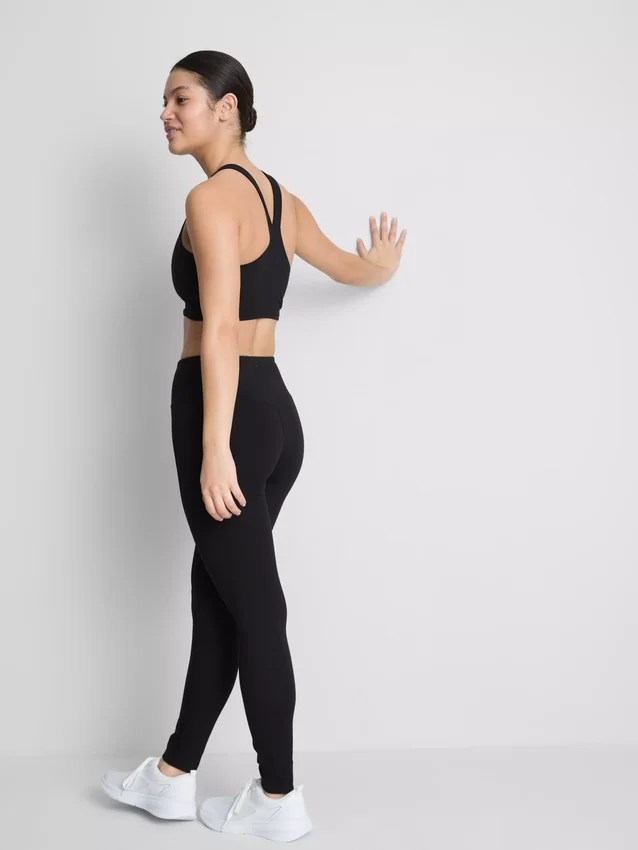 Leggings desportivas de cintura alta com apoio suave