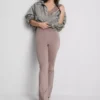 Leggings desportivas de cintura alta e corte largo