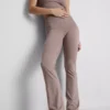 Leggings desportivas de cintura alta e corte largo