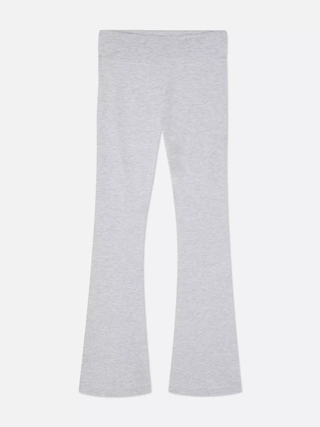 Leggings desportivas de cintura alta e corte largo