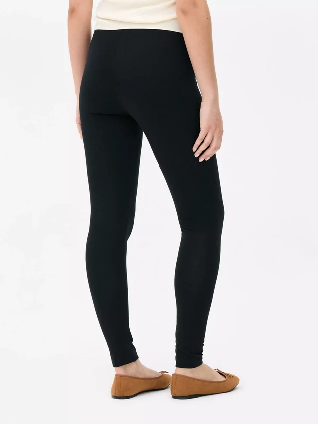 Leggings em mistura de algodão