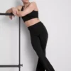 Leggings largas de cintura alta de alto desempenho da BodySculpt