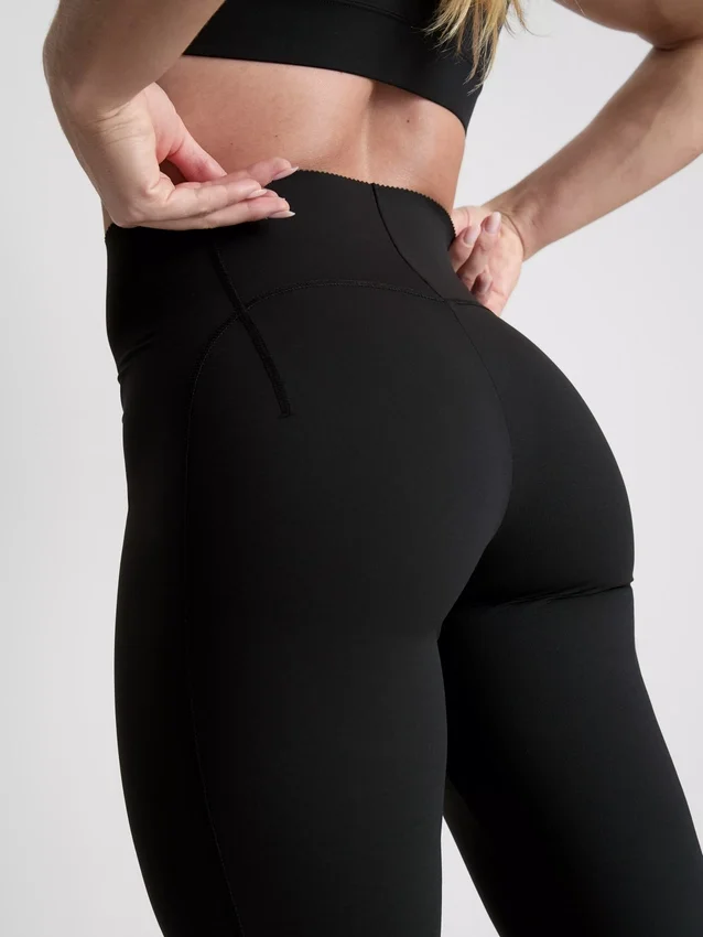 Leggings largas de cintura alta de alto desempenho da BodySculpt
