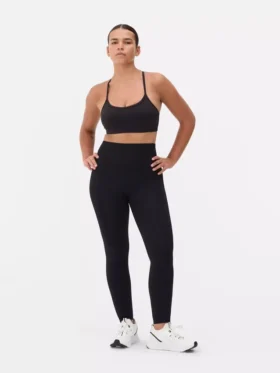 Leggings sem costuras de cintura alta