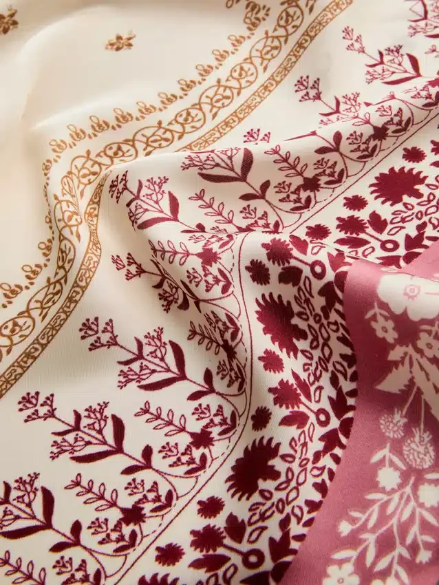 Lenço em jacquard