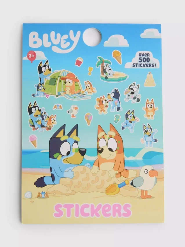 Livro de autocolantes do Bluey