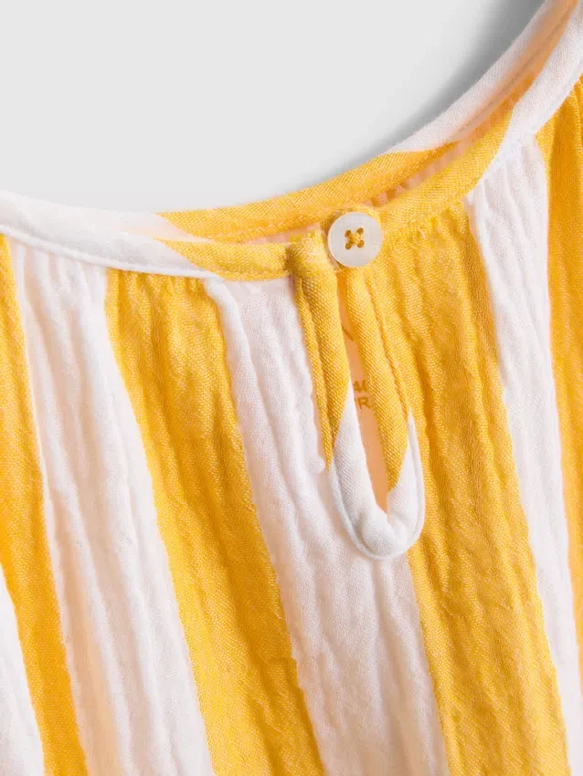 Love to Lounge striped ruffle pajama cami