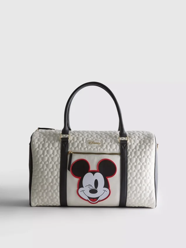 Mala de fim de semana com relevo do Mickey e dos amigos da Disney