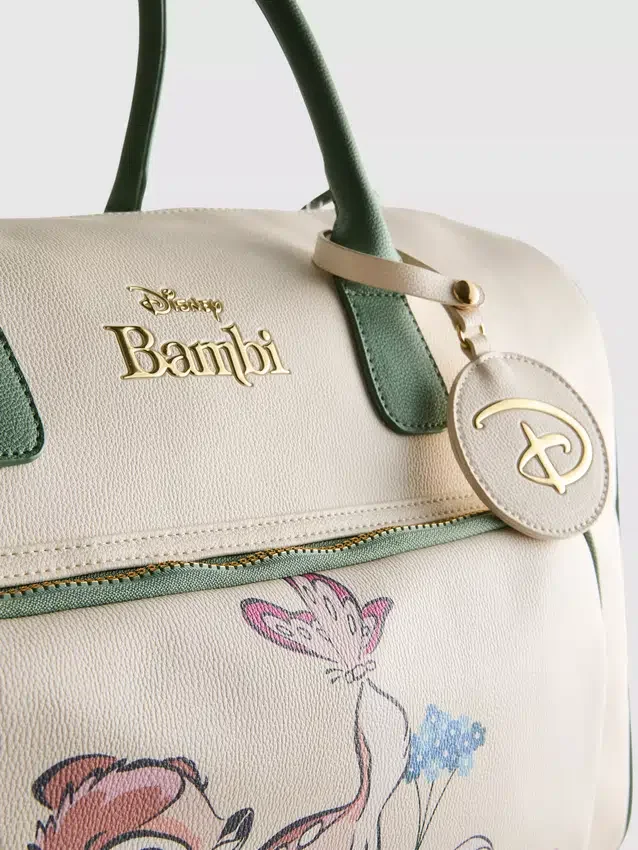 Mala de fim de semana em imitação de couro «Bambi» da Disney