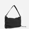 Mala tipo sling com detalhe de cordão