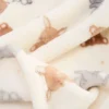 Manta de bebé em velo com motivos de animais