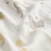 Manta de musselina para bebé com motivos gráficos de animais