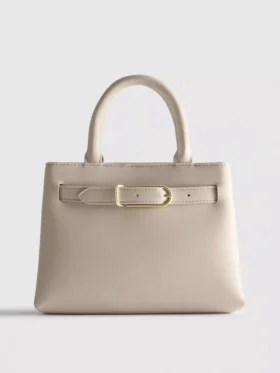 Mini-bolsa com detalhe de fivela