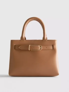 Mini-bolsa com detalhe de fivela