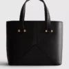 Mini-bolsa em imitação de couro