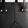 Mini-bolsa em imitação de couro