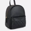Mini-mochila com acolchoado em losango
