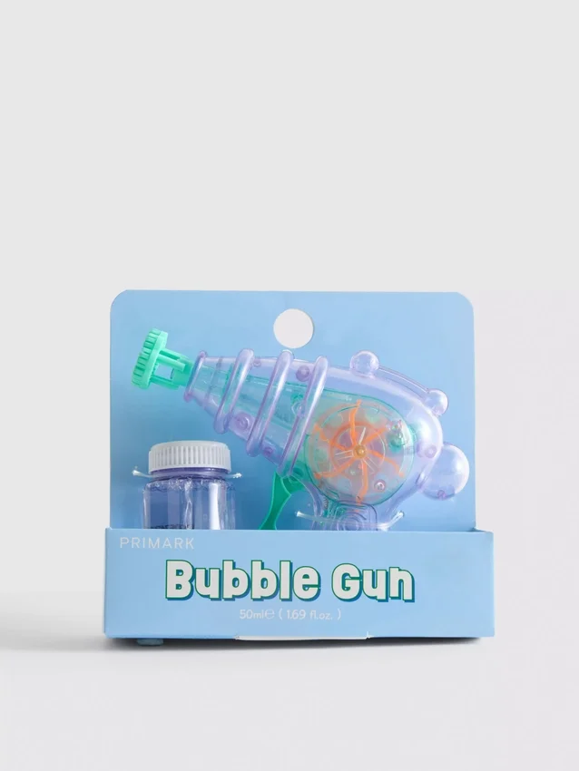 Mini pistola de bolhas