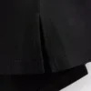 Mini-saia com fenda na bainha