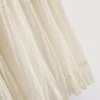 Mini-vestido com decote em V e efeito enrugado