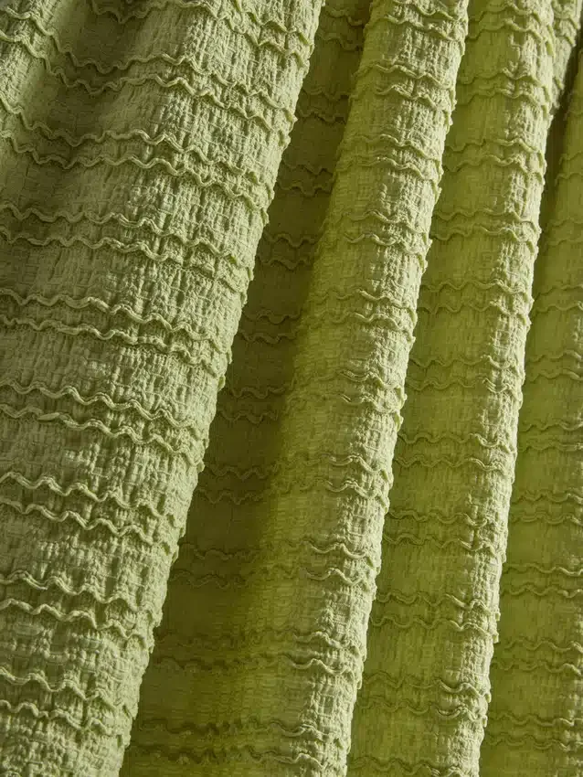 Mini-vestido com textura enrugada