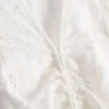 Mini-vestido de algodão com franzido e aberturas