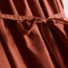 Mini-vestido de popeline com alças e folhos
