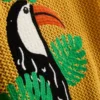 Mini-vestido de praia em croché bordado