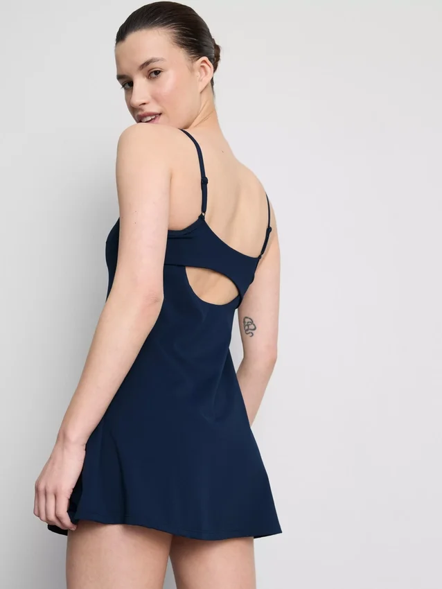 Mini-vestido desportivo com toque suave como manteiga