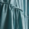 Mini-vestido em camadas de manga curta