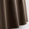 Mini-vestido esculpido com mangas curtas