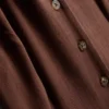Mini-vestido sem mangas com decote em V