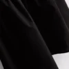 Mini-vestido tipo espartilho em mistura de algodão