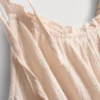 Mini-vestido trapézio em algodão