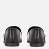 Mocassins com fivela em imitação de couro