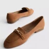 Mocassins de cano baixo com ajuste largo