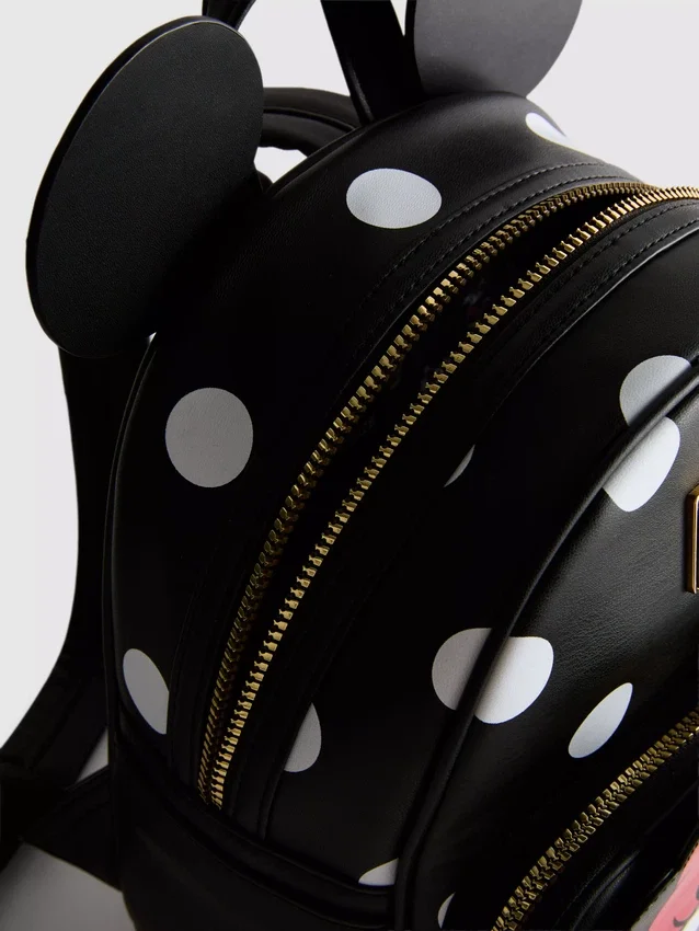 Mochila 3D da Minnie Mouse da Disney com orelhas