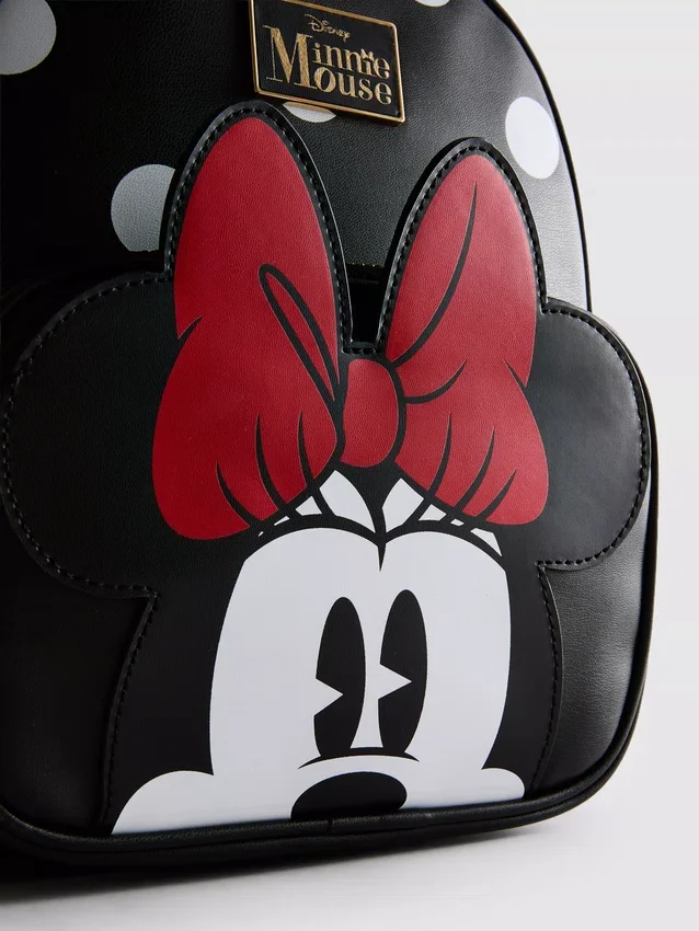 Mochila 3D da Minnie Mouse da Disney com orelhas